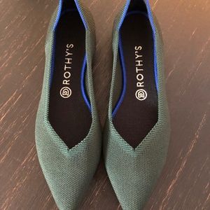 Rothy's Emerald Green Retired Size 10 Points